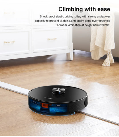 Robot Vacuum Cleaner Liectroux/LILIN X6,Laser System,Multiple-Floor Maps,Restricted Area Setting for Home Carpet Cleaning