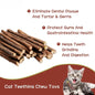 Silvervine Sticks for Cats, 10PCS Kitten Toys Catnip Toys Kitty Chew Toys Wooden Stick Kitten Teething Toys Suitable for Cats
