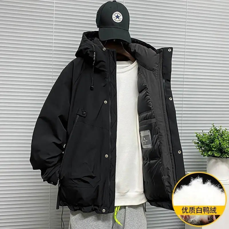 Men's Jacket Winter Windproof Warm Down Jacket Outdoor Sports Mountain Overcoat Hooded Snowboarding Parka Snow Coat Canada Tops