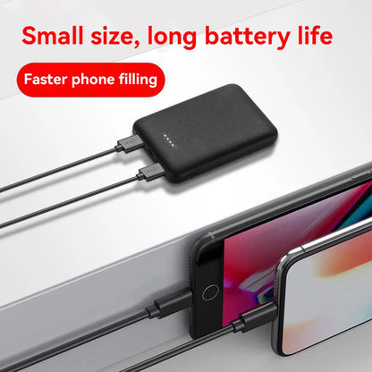 New 20000mAh Power Bank USB Charger Fast Charging Portable External Battery Pack Ultra-thin Heating for Vest Jacket Glove Sock