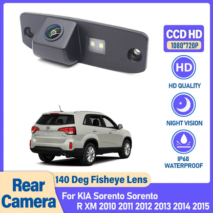 CCD Full HD Fisheye Rear View Camera For KIA Sorento R XM 2010 2011 2012 2013 2014 2015 Car Reverse Parking Monitor