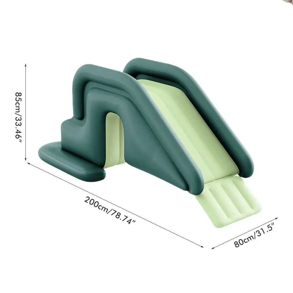 Inflatable Water Slide Compact Inflatable Climbing Wall Water Slide Park Outdoor Summer Fun for Kids Inflatable Slide