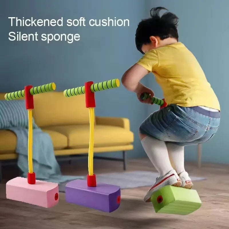 Kids Frog Jumping Balance Toy Outdoor Sports Exercise Equipment - Fitness Bouncing Sound Educational Growth Tool for Children