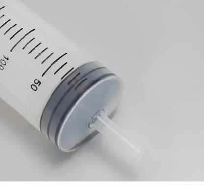 Large Vacuum Capacity Syringe 100/200/300/500ml Reusable Syringe Oil Pump with 1m Hose Pet Nutrition Feeding Metering Pump