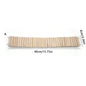 Hamster Habitat Accessories Multiple Size Wooden Bridge Cage Hamster Bendable Fence for Small Animals Climbing