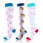 58 Styles 3 Pairs/Pack Compression Socks Knee High 30MmHg  Women Men Sports Socks Edema Diabetes Varicose Veins Running Socks