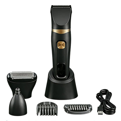 Electic Shaver for Men USB Rechargeable Beard Shaving Machine Waterproof Portable 3in1 Facial Electic Hair Nose Trimmer for Male