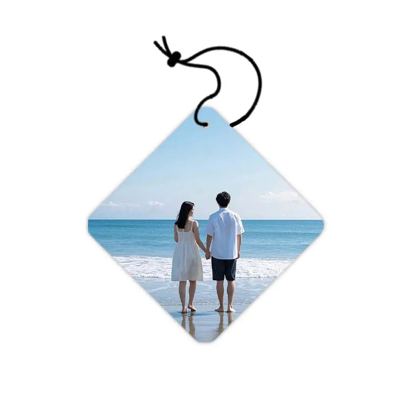 30pcs Customized Personalized Photo Car Air Freshener Paper Fragrance Chips, Creative Custom Gift Car Decoration