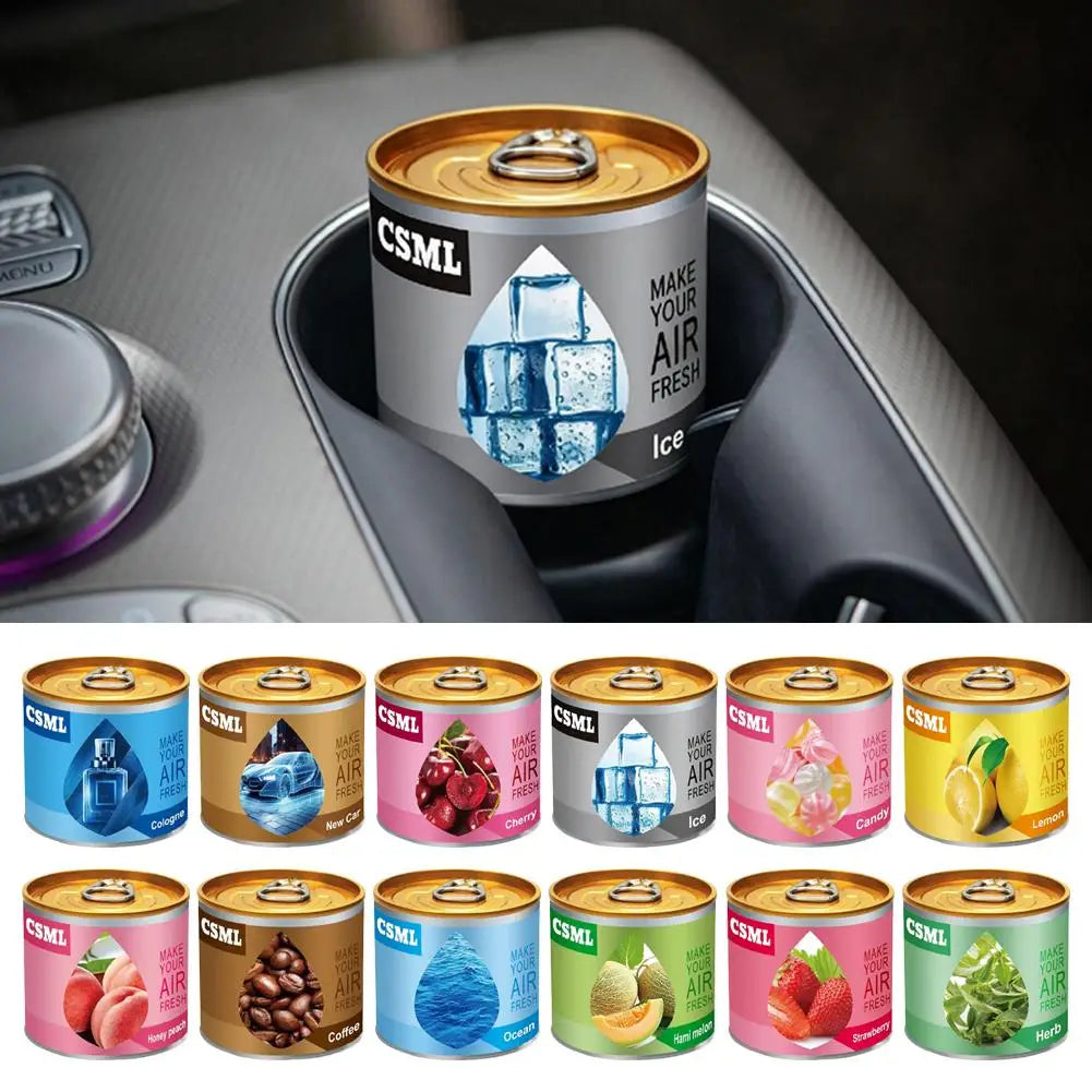 Air Freshener Car Solid Bubble Gum Scent Organic Cans Odor Eliminator Essential Long-Lasting Strong Fragrance For Auto Home