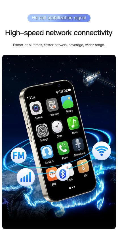 SERVO 16SE Mini Android Smartphone Dual SIM Standby 16GB ROM Play Store Wifi GPS Face Unlock 3G WCDMA 3.0" Small Smart Cellphone