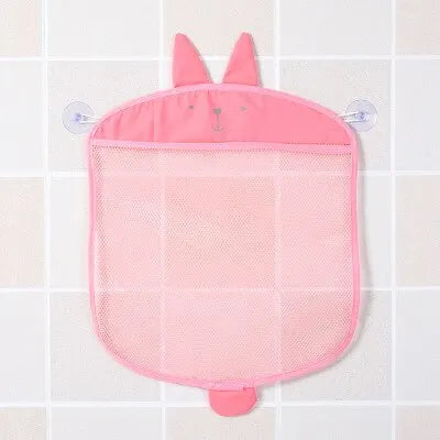 Baby Bath Toys Organizer Quick Dry Toddlers Mesh Net Bag for Bathroom Toy Storage Cartoon Shape Sand Beach Toys Storage Holder