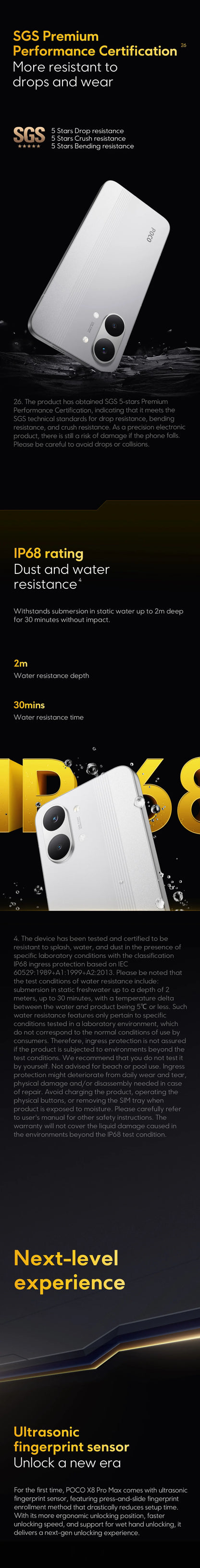 POCO X8 Pro MAX 5G NFC 256GB/512GB Smartphone 6.83" AMOLED