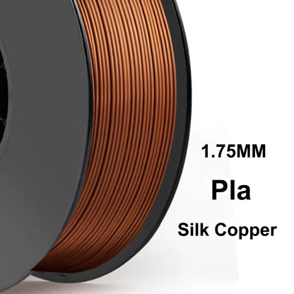 250g 500g 1Kg PLA Silk Copper 3D Printer Filament 1.75mm Copper Silk For 3D Printer Material PLA Filament