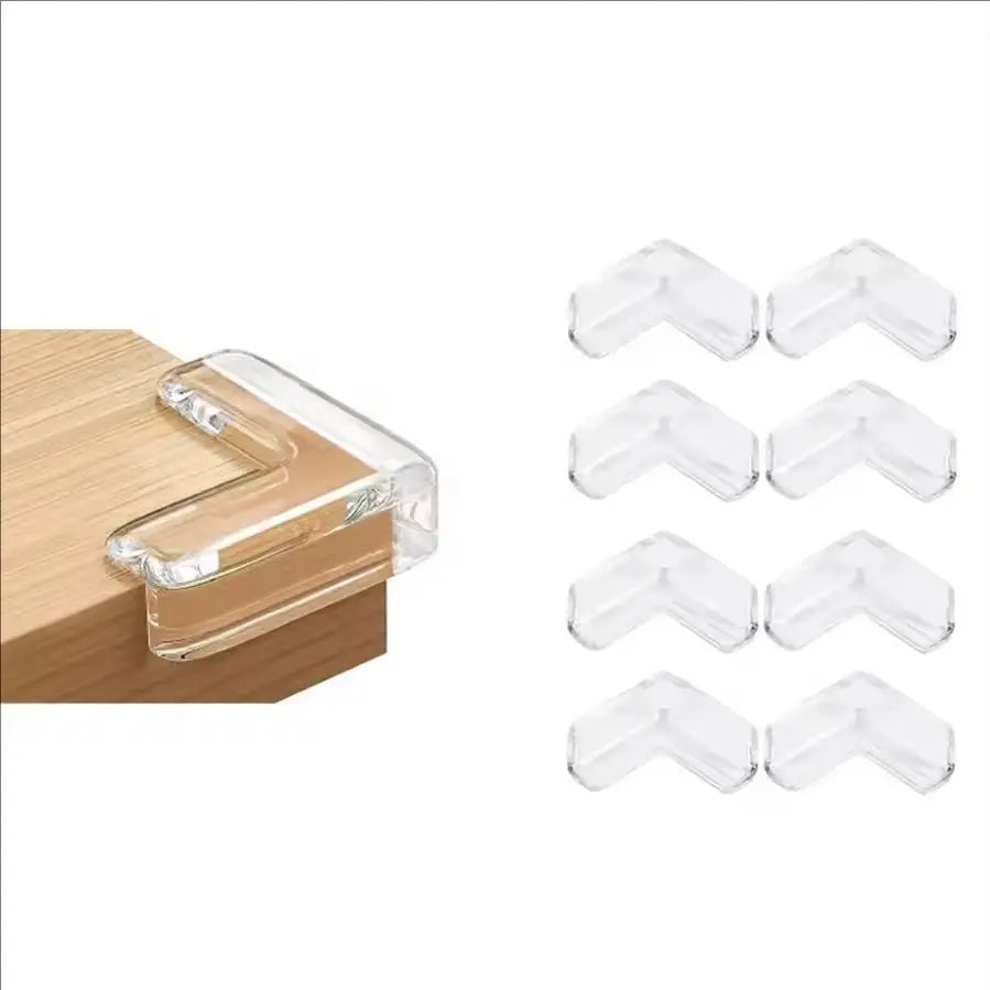 Baby Safety Silicone Table Corner Protector Furniture Edge Protection Cover Transparent Children Anti Collision Edge Gua