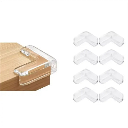 Baby Safety Silicone Table Corner Protector Furniture Edge Protection Cover Transparent Children Anti Collision Edge Gua