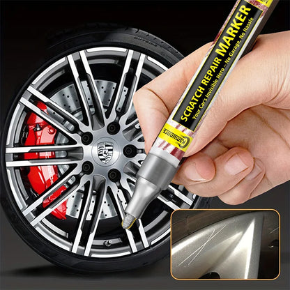 1pc Touch Up Paint Wheel Scratch Fix Cars Rim Scratch Repair Pen Portable Quick And Easy For Car Wheel