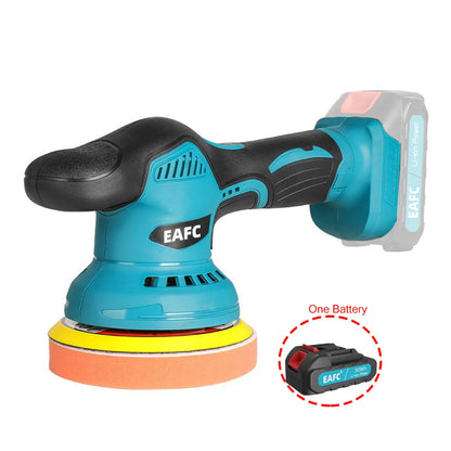 EAFC 6-Speed Cordless Car Polisher for Makita 21V Battery, Electric Auto Waxing Polishing Machine, Car Buffer Detailing Tool Kit