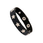 New Punk Dark PU Bracelet For Women Men Hip Hop Rock Chain Multi Layered Bracelet Trend Retro Gothic Jewelry Dancer Accessories