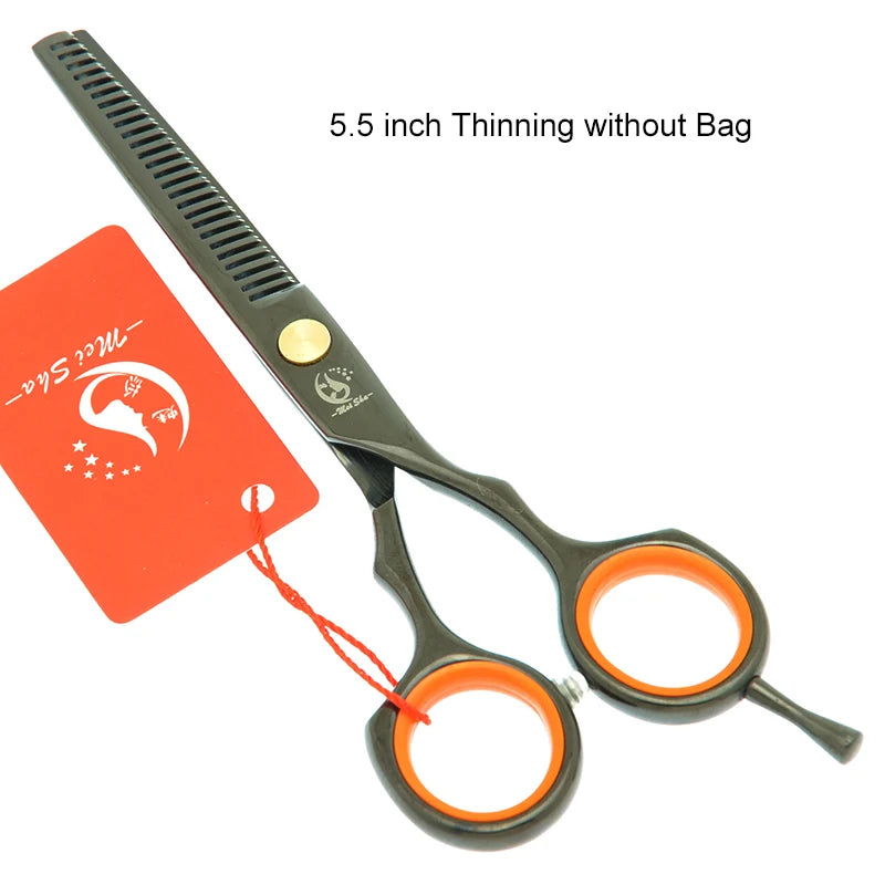 Meisha 5.5 inch Professional Hair Cutting Thinning Styling Tool Japan 440c Hairdressing Scissors Set Hair Salon Shears A0027A