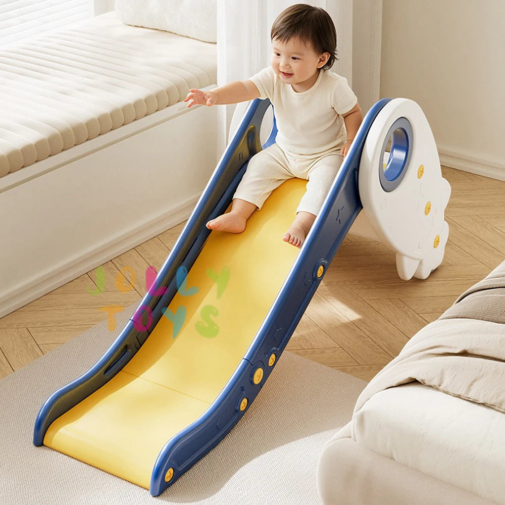 Foldable Kids Slide for Home Indoor Playground HDPE Plastic Foldable Multifunctional Slide for Toddlers School Garden