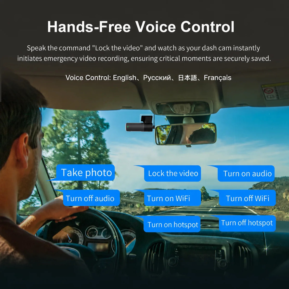 2K Dash Camera For Car DVR Dash Cam In The Car KAWA D5 Video Recorder Emergency Voice Control WiFi APP Monitor WDR Dashcam