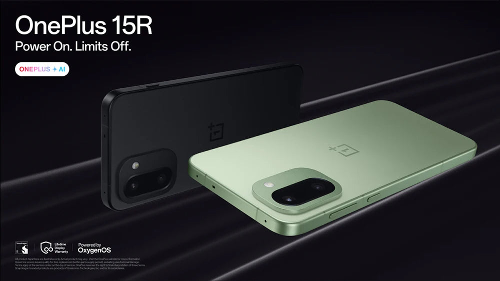 OnePlus 15R Global Version Smartphone 5G,12GB+256GB,12GB+512GB, Snapdragon 8 Gen 5,7400mAh,165Hz Display,IP69,Black