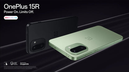 OnePlus 15R Global Version Smartphone 5G,12GB+256GB,12GB+512GB, Snapdragon 8 Gen 5,7400mAh,165Hz Display,IP69,Black