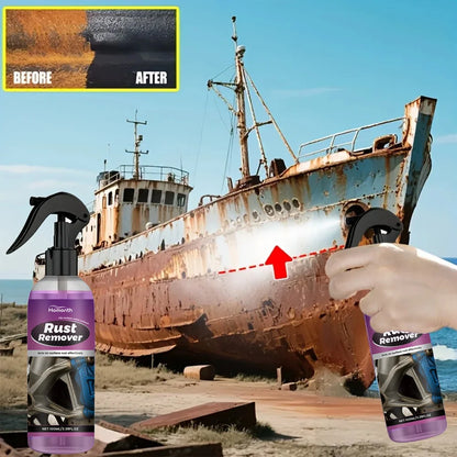 New Universal Rust Remover Spray Powerful Formula Efficient Prevents Re Rusting Fast Cleaning for Ships Cars