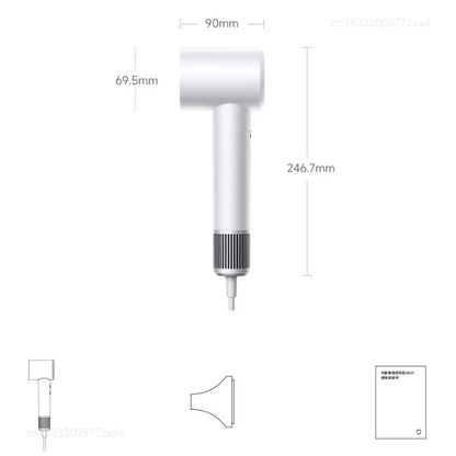 Mijia High Speed Hair Dryer H501 Negative Ion Hair Care 110000 Rpm  (With EU Adapter) 62m/s Wind Speed 1600W Quick Drying