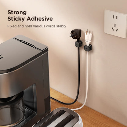 Joyroom Magnetic Cable Clips Cable Smooth Adjustable Cord Holder Cable Management Wire Keeper Under Desk Cable Organizer Holder