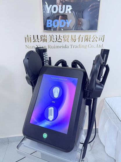 EMS Vacuum Inner Ball Roller 360 Degree Rolling Cellulite Massage Weights Loss Machine Body Muscle Body Slimming Fat Removal