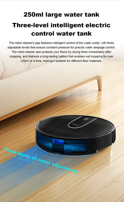 Robot Vacuum Cleaner LIECTROUX N7S-U,Smart Mapping,WiFi App,6KPa,5200MAH ,Brushless Motor,Ideal for Pet Hair