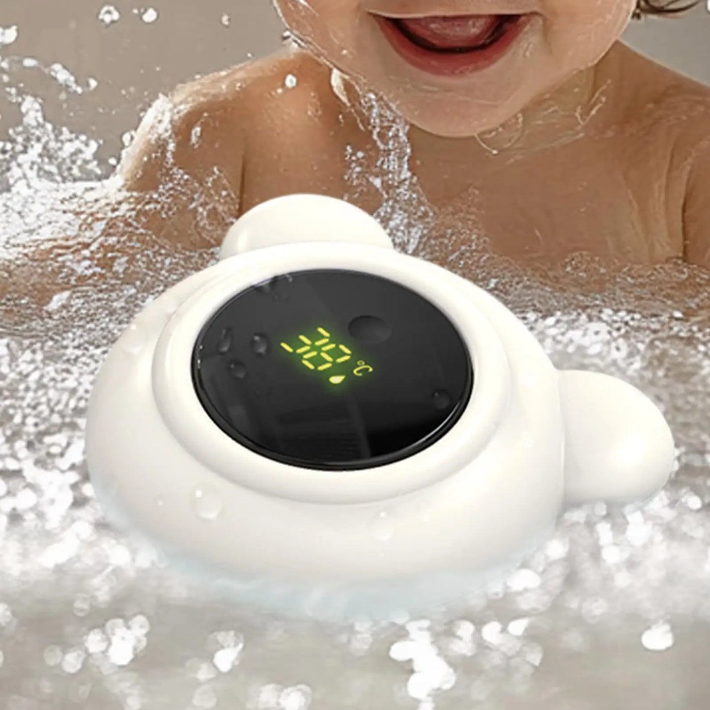 Baby Bath Thermometers Digital Safe Bath Water Thermometers With LED Display Toddler Care Tool for Travel Nursery Pediatric