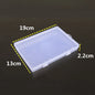 Yidensy 1pcs Square Transparent Plastic Storage Box Case 10/24 Slot Adjustable for Pills Jewelry Beads Earring Case Organizer