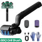Cordless Rechargeable Electric BBQ Grill Brush Heavy Duty Outdoor Cleaning Tool Rotary Adjustable for Oil Stains