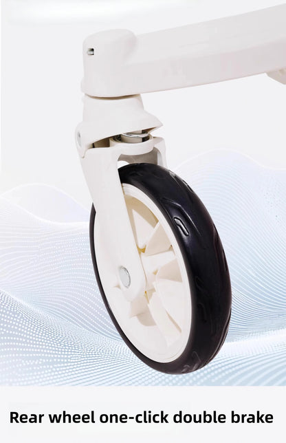 Luxury PU leather pet stroller,Car Pet Basket,lightweight Foldable Dog Travel Stroller,Portable Outdoor Cat and Dog Stroller