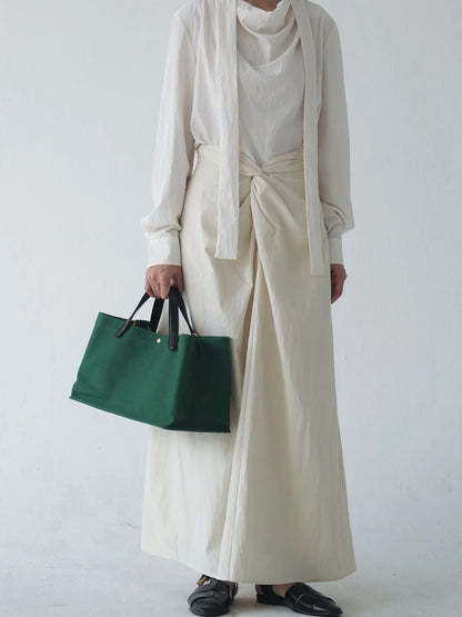 Women's Canvas Leather Totes Handbag Commuting Shoulder Crossbody Armpit Bag Leisure Versatile Casual Chic Stylish Clutch