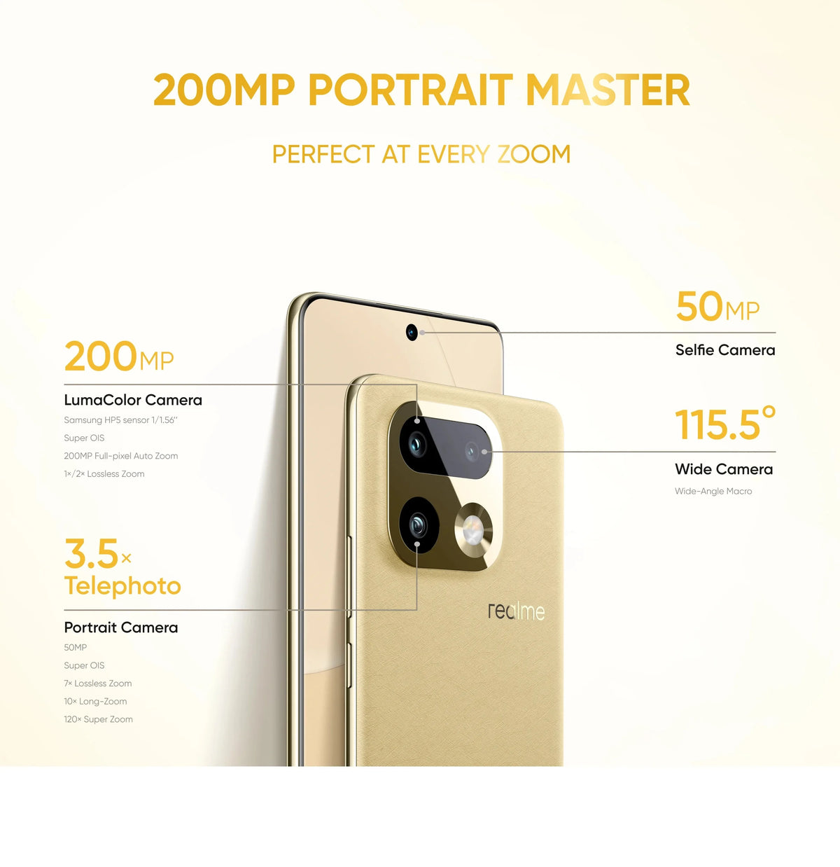 realme 16 Pro Plus 5G Smartphone realme 16 Pro+ 200MP OIS Camera Snapdragon 7 Gen 4 6.8'' AMOLED 144Hz Curved Screen 7000mAh Bat