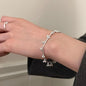 VENTFILLE 925 Sterling Silver Butterfly Bracelet for Girl Bead String Design Insect Fashion Versatile Jewelry Gift Dropshipping