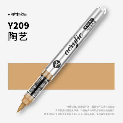1 PC 120 Colors Acrylic Paint Marker Pens Professional Drawing Pens for Graffiti Manga School Aesthetic Stationery Art Supplies