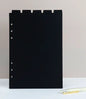 A5 A6 A7 Pink Black  Index Divider Cute 6 Holes For Binder Planner Notebook Stationery Notebook Paper Divider Accessories