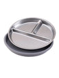 1PCS Stainless Steel Dishes Plate Detachable Suction Bowl For Baby Feeding BPA Free Silicone Base Tableware Newborn Essentials