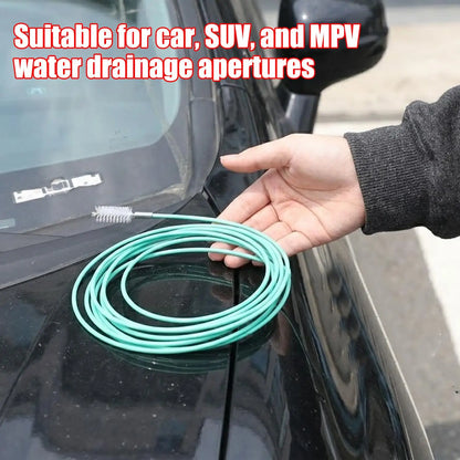 Car Sunroof Drain Hole Cleaning Brush Flexible Stainless Steel Tube Pipe Cleaner Sweeper Tool For Truck Refrigerator Door Window