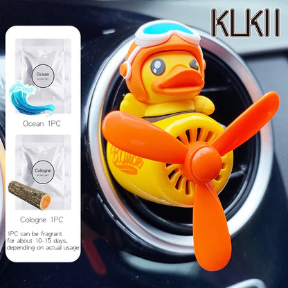 Duck pilot car air freshener scent airplane vent clip perfume diffuser fragrance dispenser accsesories interior decoration aroma