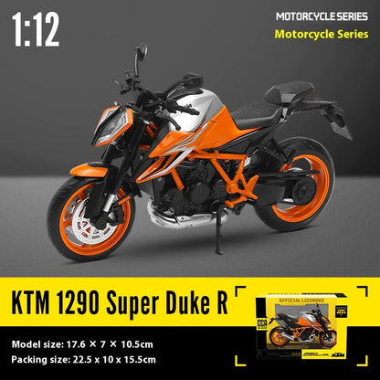CCA R1250 GS. 1:12 Alloy Die-cast Car Motorcycle Model, Toy Gift Giving, Die-cast Static Motorcycle Model