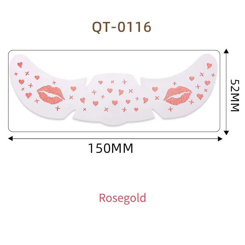 1pc Hot Stamping Freckles Makeup Sticker Metallic Radiation Golden Silver  Fake Freckles Temporary Tattoo Stickers Face Makeup
