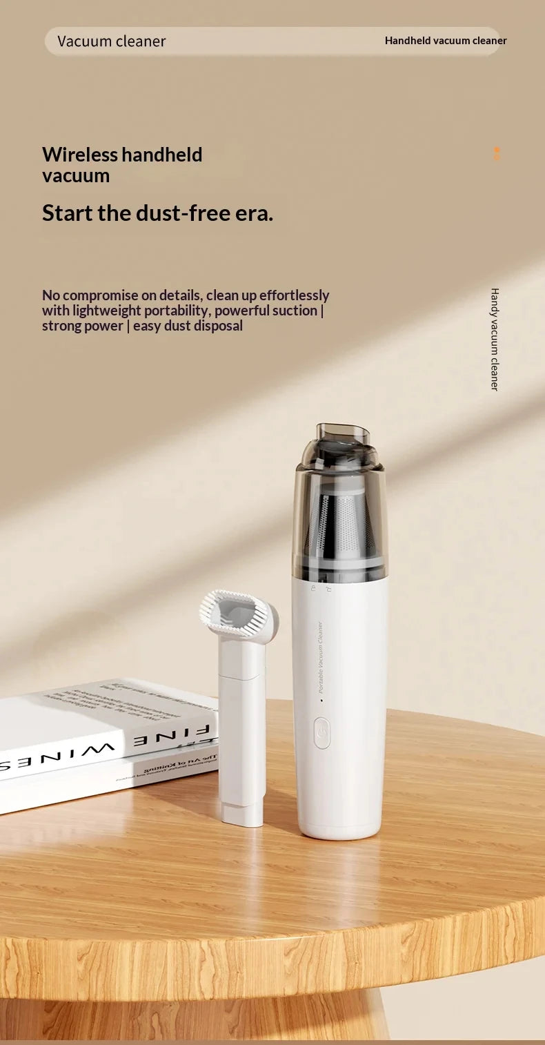 Vacuum Cleaner Mini Car Cleaning Powerful Suction Handheld Car Vacuum Cleaner Rechargeable for Car and Home Auto Vacuum Cleaner