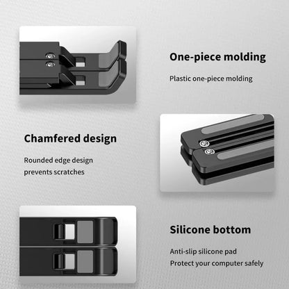 Foldable Portable Laptop Stand Adjustable Computer Monitor Holder for MacBook iPad Air Tablet Notebook Base Desk Mount