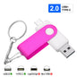 Free Custom Logo TYPE-C USB Flash Drive 128GB USB-C Pen Drive 64GB White Purple Memory Stick 32GB 16GB Pendrive Storage Device