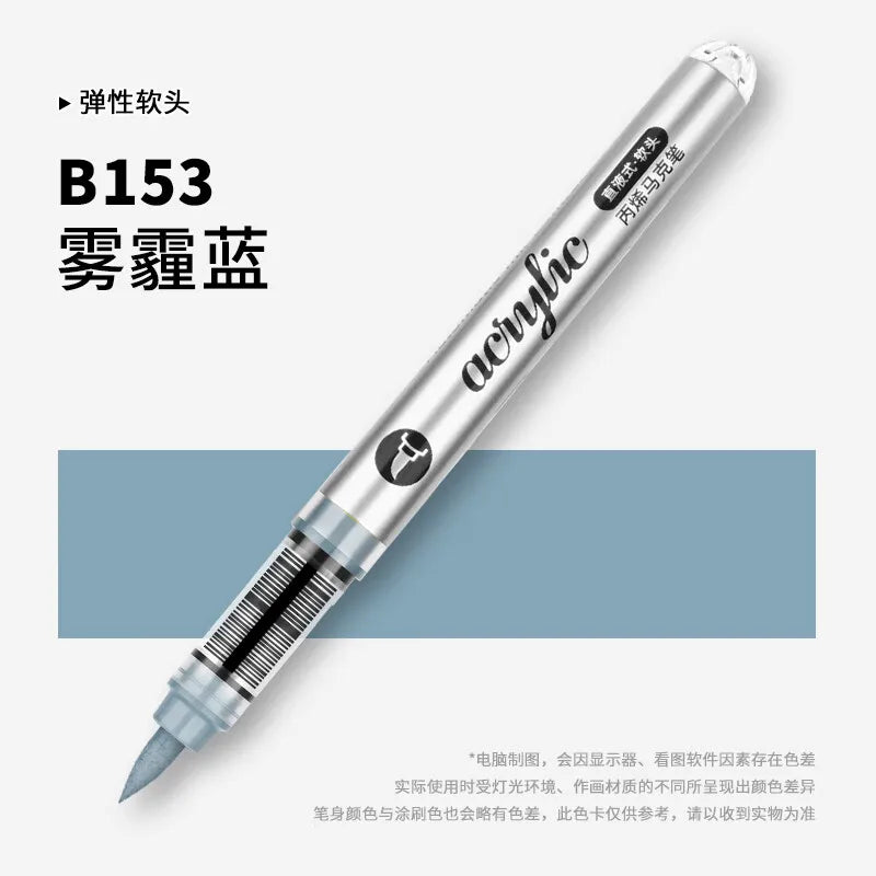 1 PC 120 Colors Acrylic Paint Marker Pens Professional Drawing Pens for Graffiti Manga School Aesthetic Stationery Art Supplies